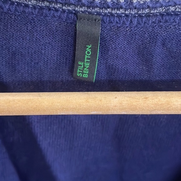 🔴 🔴United Colours Benetton light sweater vest/throw on - Picture 3 of 4